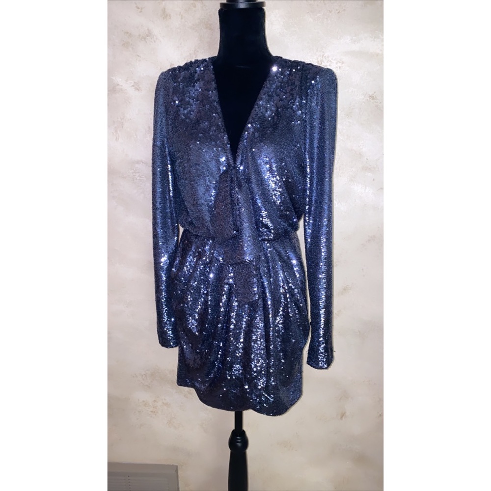 Blue/Grey Sequin Dress